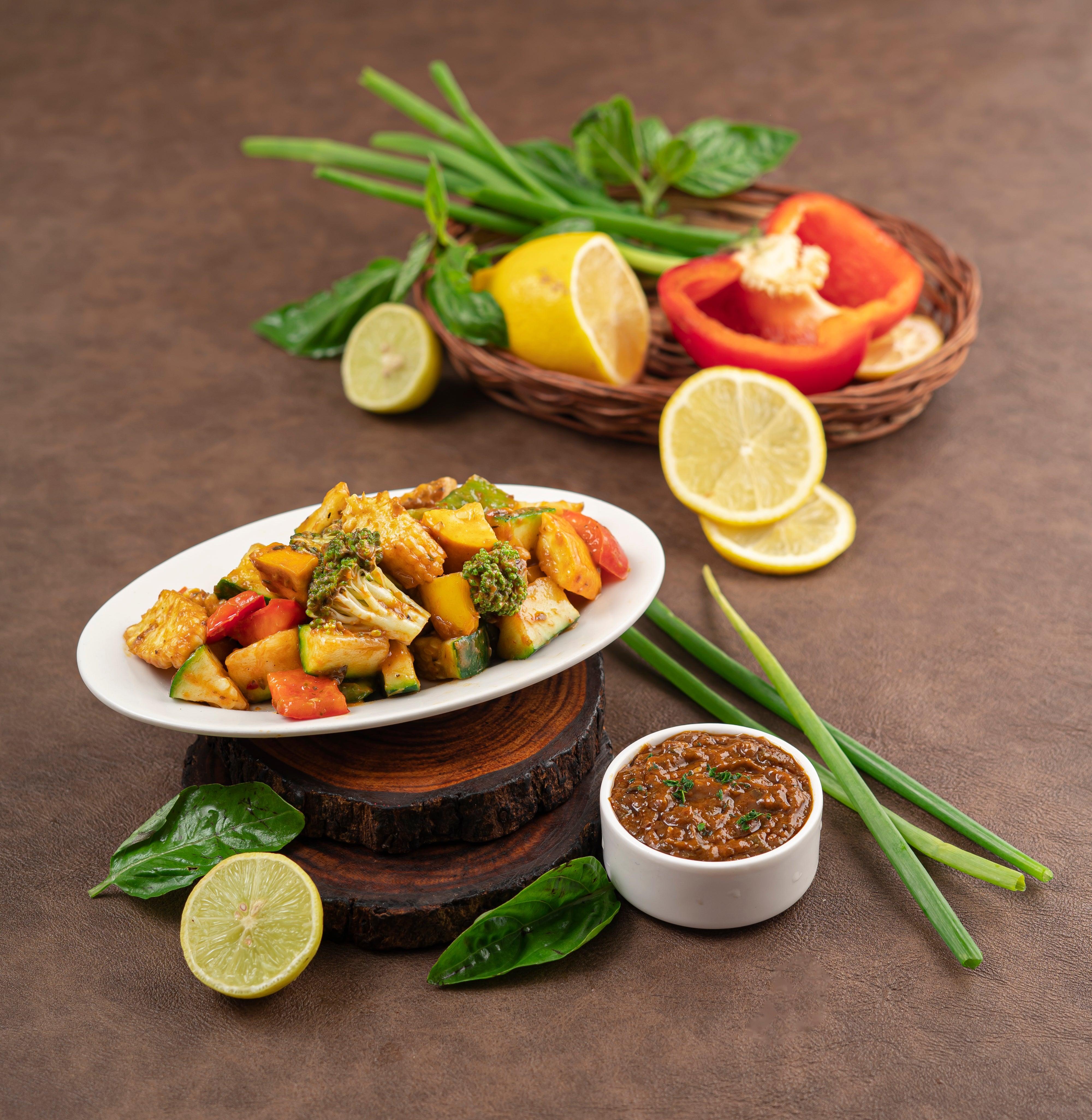 Thai Lime Basil Stir Fry Vegetables Saucy Affair