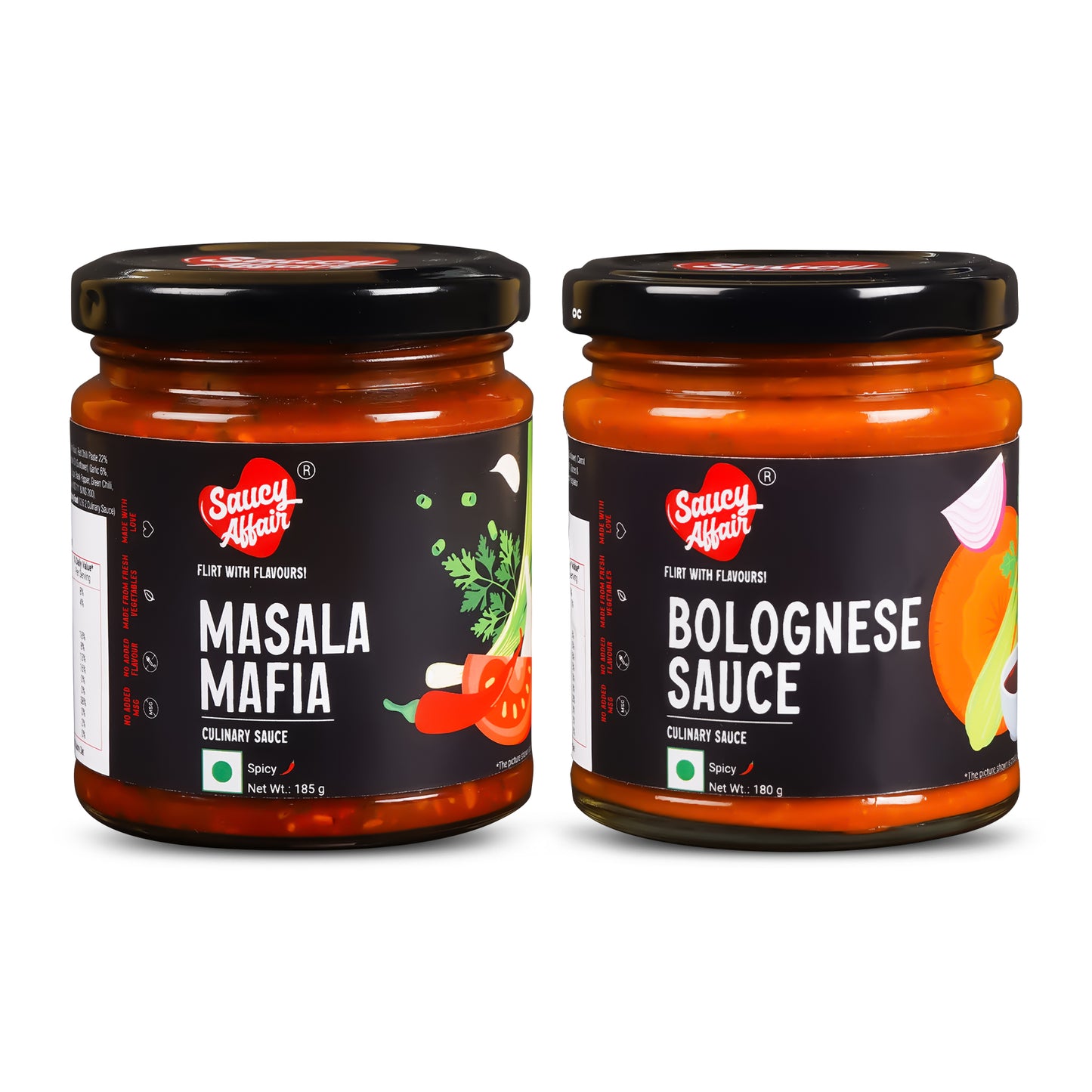 Bolognese 180g + Masala Mafia - 185g Combo (Pack of 2)