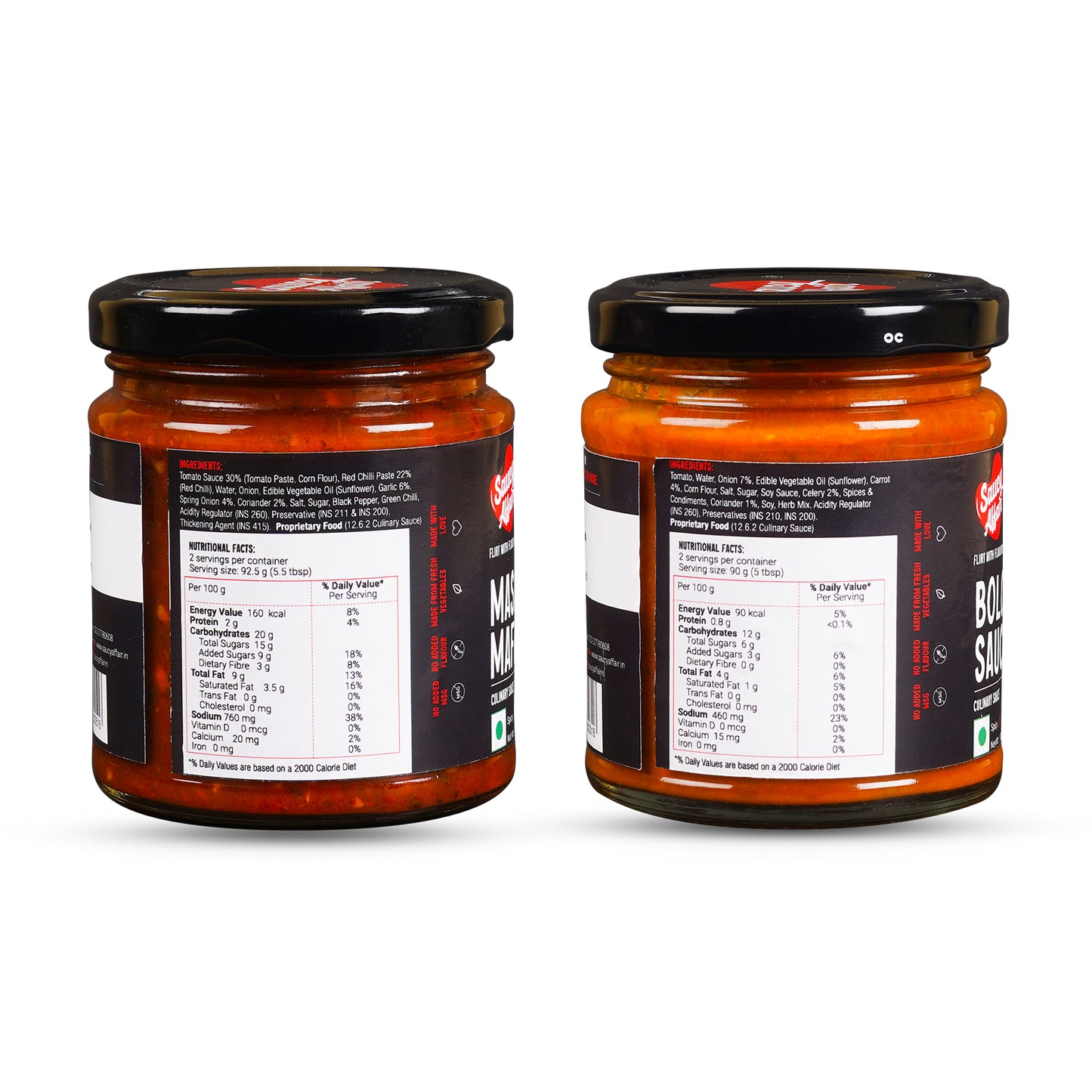 Bolognese 180g + Masala Mafia - 185g Combo (Pack of 2)