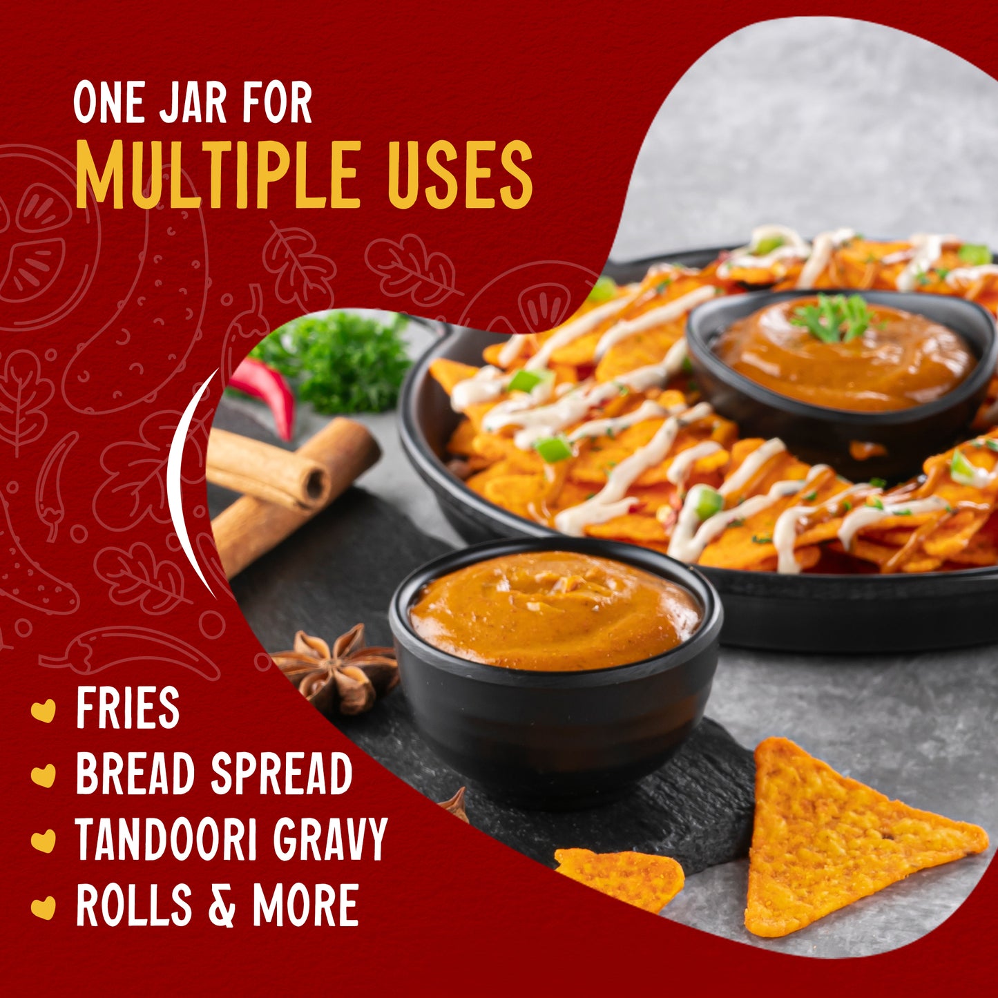 BBQ Mustard Mayo 160g + Peri Peri Sauce - 180g Combo (Pack of 2)