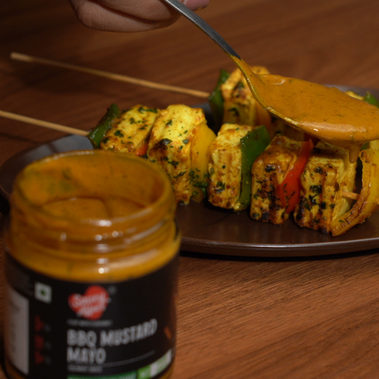 Tandoori Paneer Tikka with NONG BBQ Mustard Mayo