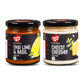 Thai Lime & Basil Sauce - 185g + Cheesy Cheddar Sauce - 170g Combo (Pack of 2)