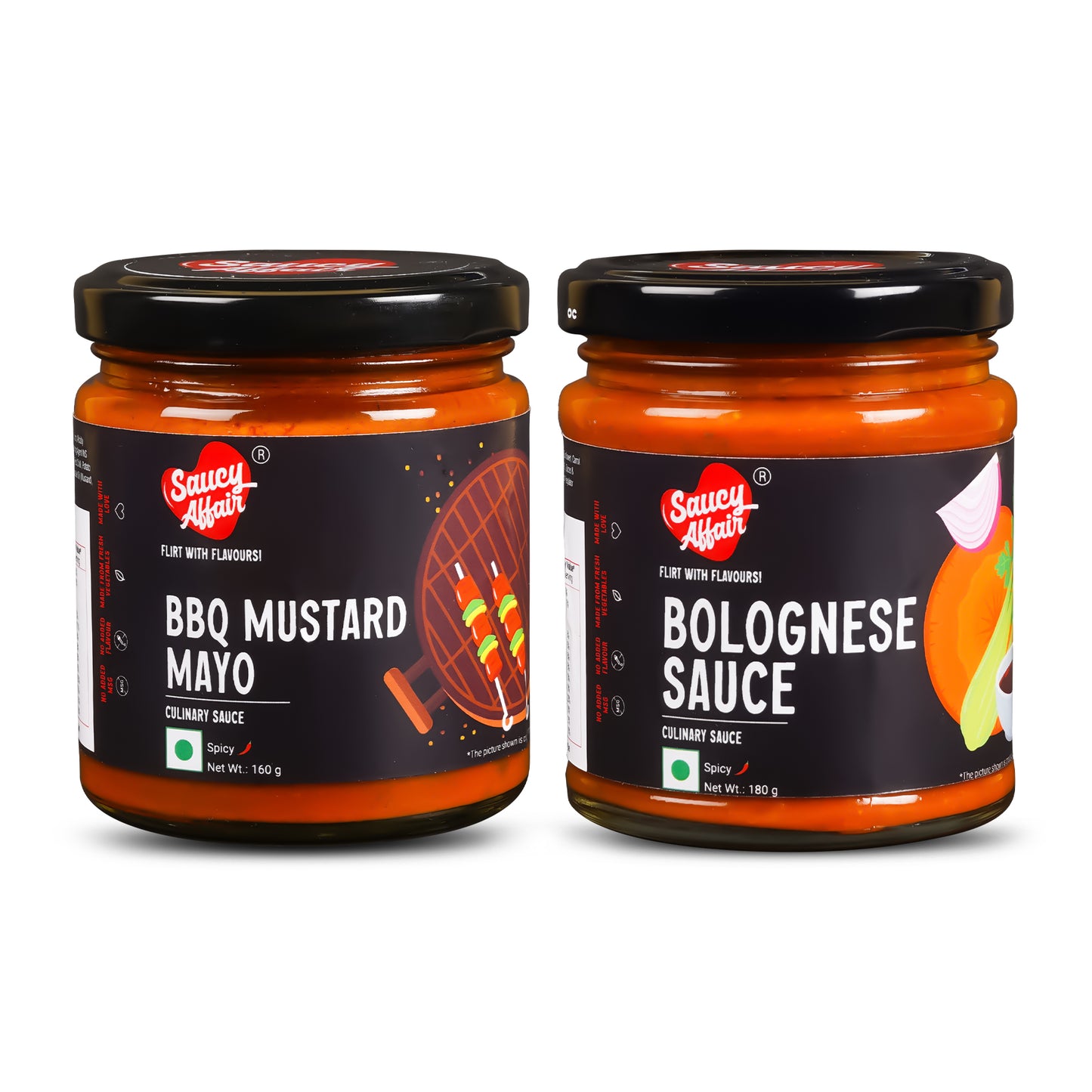 BBQ Mustard Mayo + Bolognese Sauce - Combo of 2