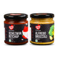 Alfredo Broccoli 180g + Schezwan Sauce- 180g Combo (Pack of 2)