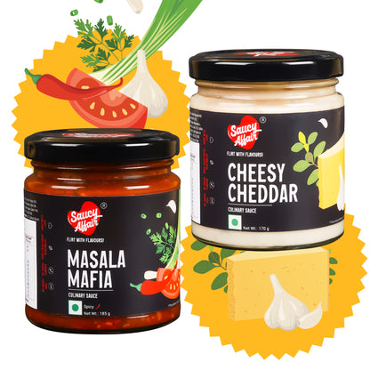 Cheesy Cheddar + Masala Mafia - Combo of 2