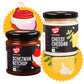 Schezwan Ketchup - 180g + Cheesy Cheddar Sauce 170g Combo (Pack of 2)